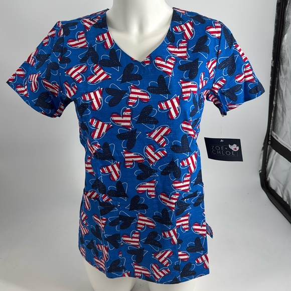 Tops - Zoe Chloe Heartland scrub top NWT multiple sizes